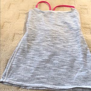 Grey lululemon thin strap tank